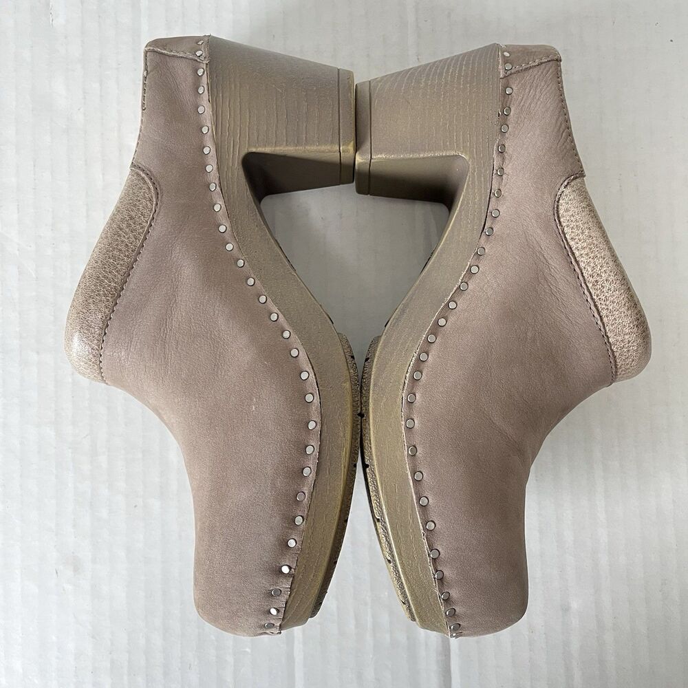 Dansko Sammy Clogs Womens Slip On Comfort Open Heel Casual Shoes Nubuck Leather - Picture 6 of 13